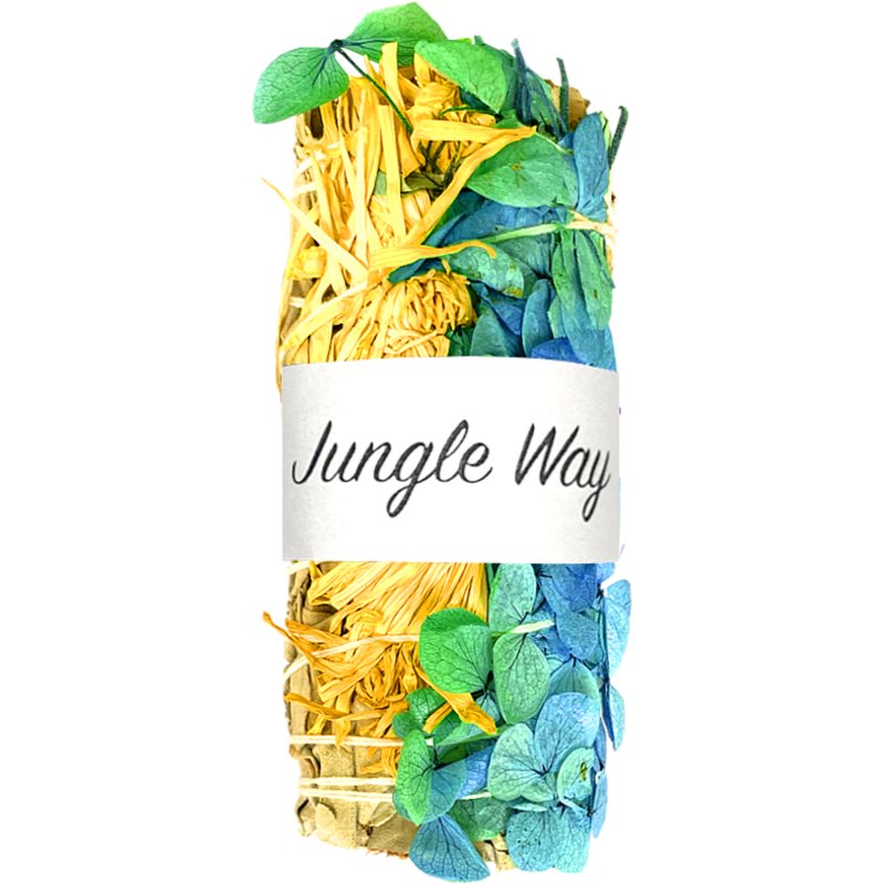 Jungle Way White Sage Chrysanthemum & Cloverleaf пахощі для обкурювання й ароматизації приміщення 10 см