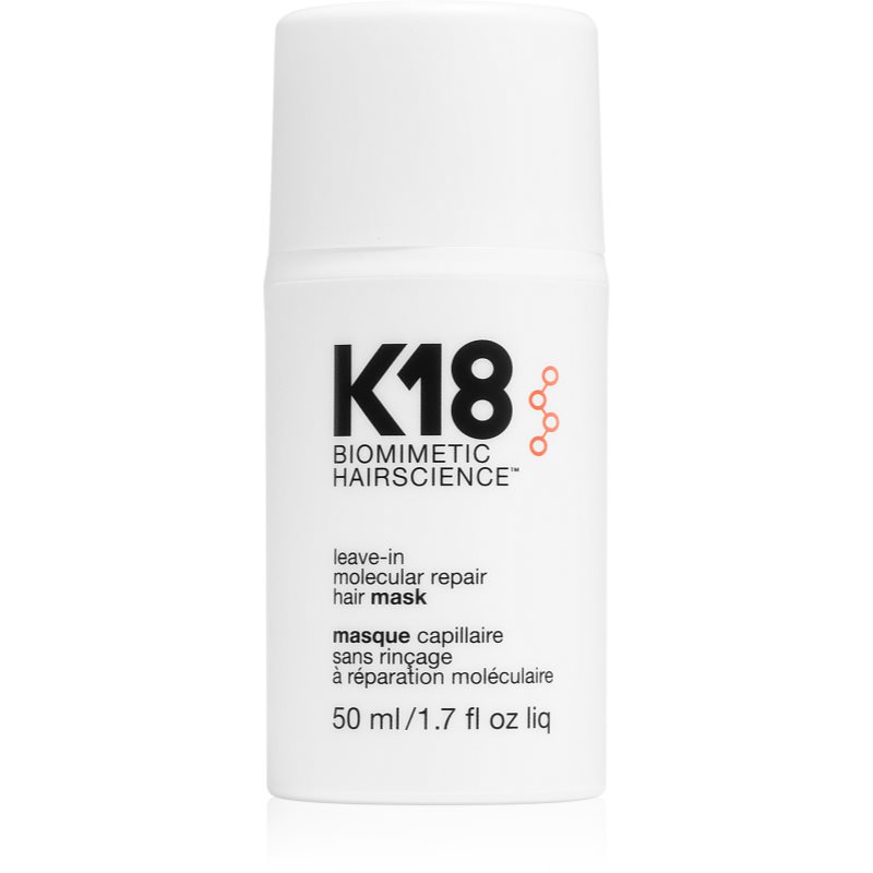 K18 Molecular Repair nenuplaunamoji plaukų priežiūros priemonė 50 ml
