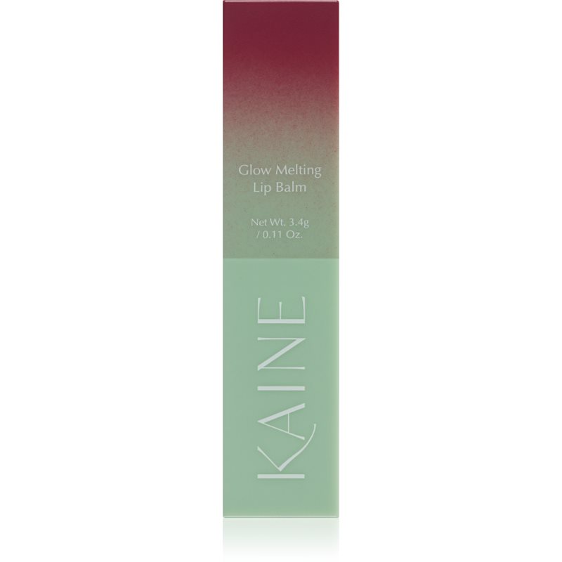 KAINE Glow Melting Lip Balm hydratačný balzam na pery s regeneračným účinkom odtieň #02 Rosy Plum 3.7 g