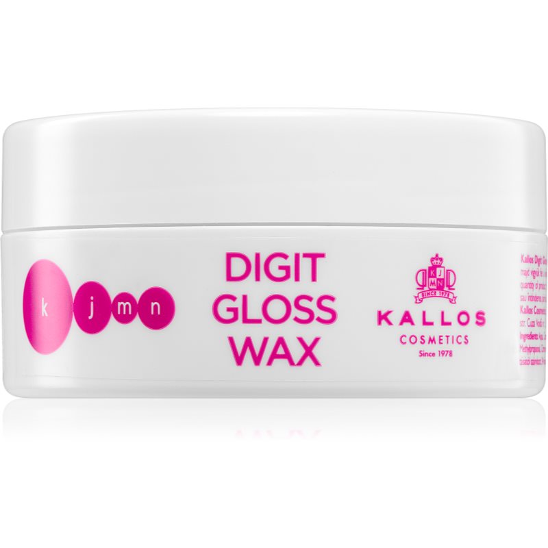 Kallos KJMN Digit Gloss Wax Formwachs für glänzendes und geschmeidiges Haar 100 ml