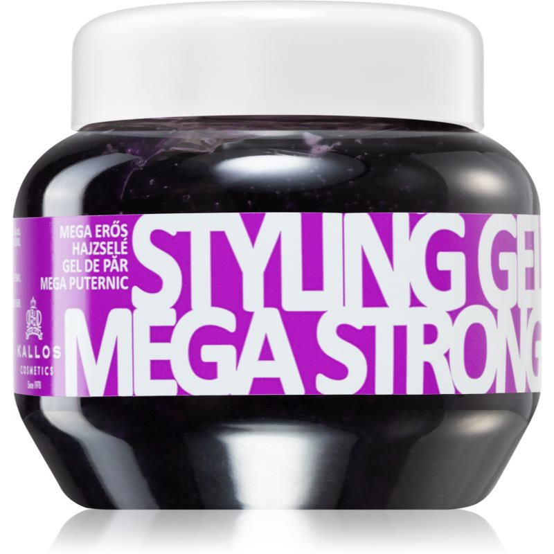 E-shop Kallos Styling Gel Mega Strong Hold stylingový gel silné zpevnění 275 ml