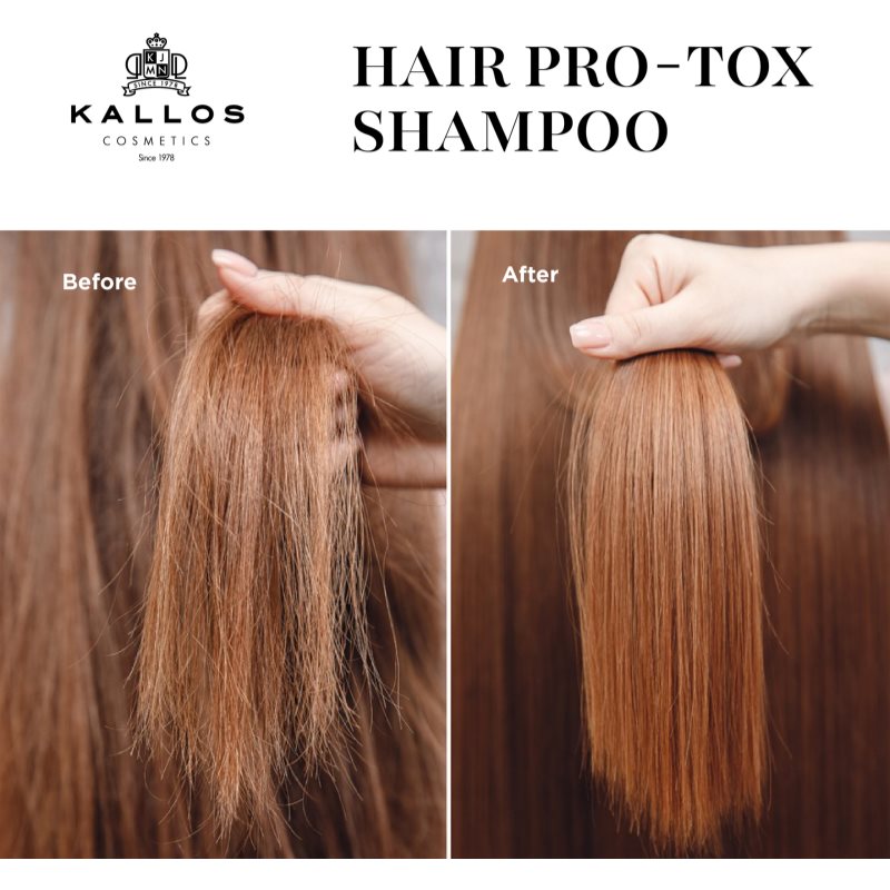 Kallos Hair Pro-Tox šampón s keratínom pre suché a poškodené vlasy 500 ml (obrázok 4)