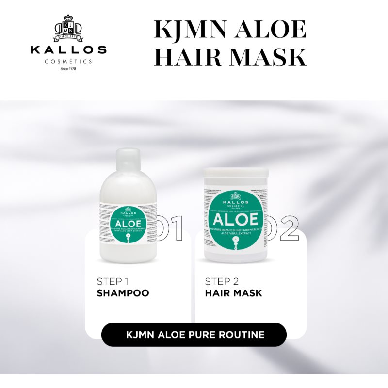 Kallos KJMN Professional Aloe hydratačná maska s aloe vera 1000 ml (obrázok 5)