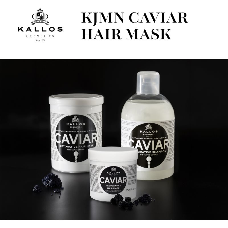 Kallos KJMN Professional Caviar obnovujúca maska s kaviárom 1000 ml (obrázok 5)