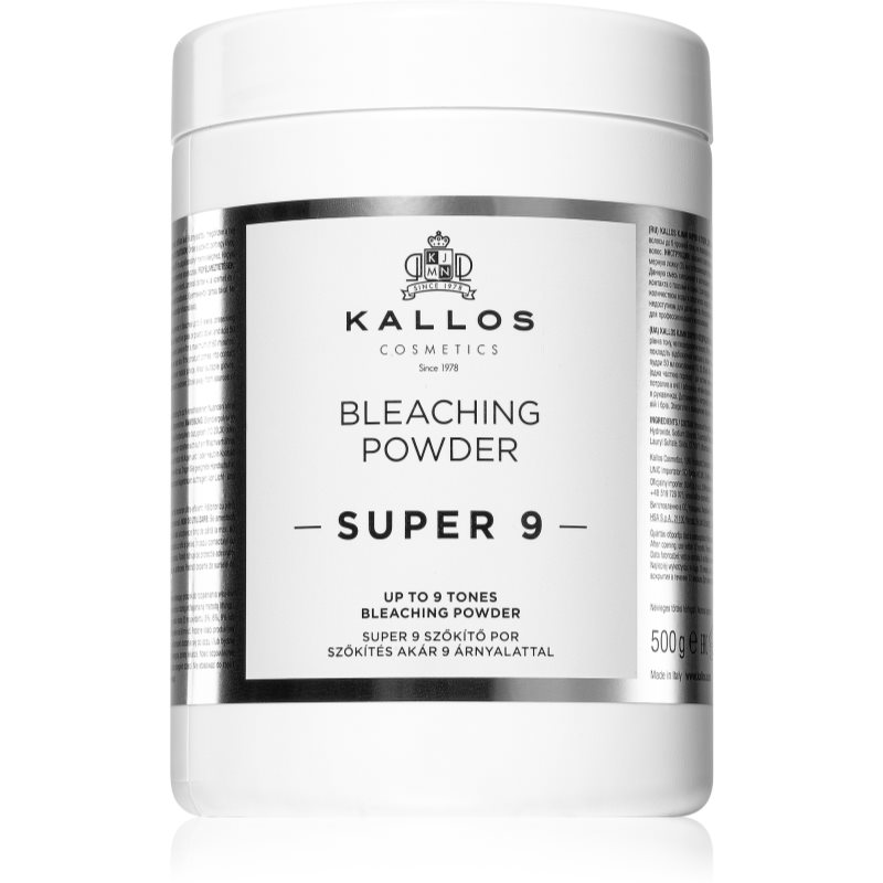 Kallos Bleaching Powder Super 9 pudră pentru decolorare și crearea șuvițelor 500 g