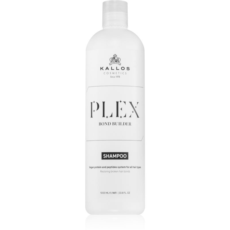 E-shop Kallos Plex Shampoo regenerační šampon pro poškozené, chemicky ošetřené vlasy 1000 ml