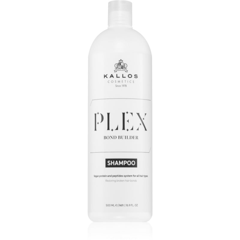 Kallos Plex Shampoo regenerirajući šampon za oštećenu, kemijski tretiranu kosu 500 ml