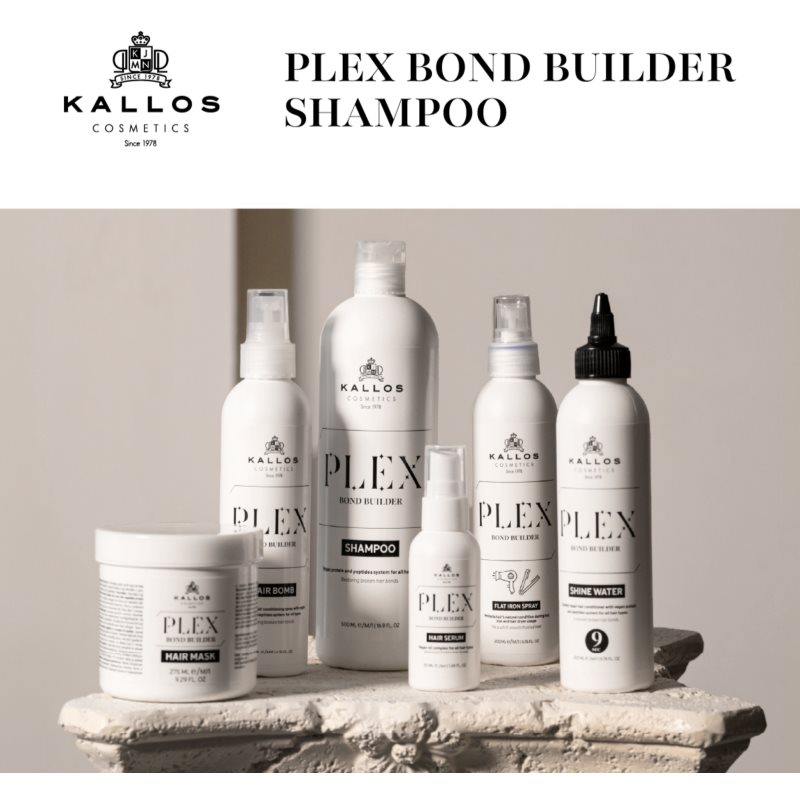 Kallos Plex Shampoo regenerační šampon pro poškozené, chemicky ošetřené vlasy 500 ml (obrázek 6)