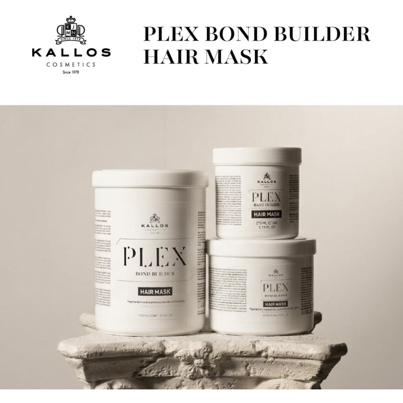 Kallos Plex Hair Mask regenerační maska pro poškozené, chemicky ošetřené vlasy 500 ml (obrázek 6)