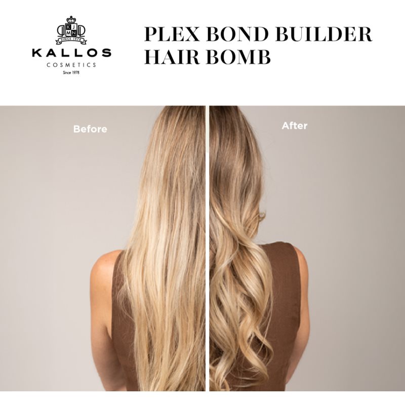 Kallos Plex Hair Bomb bezoplachový vyživujíci kondicionér 200 ml (obrázek 4)
