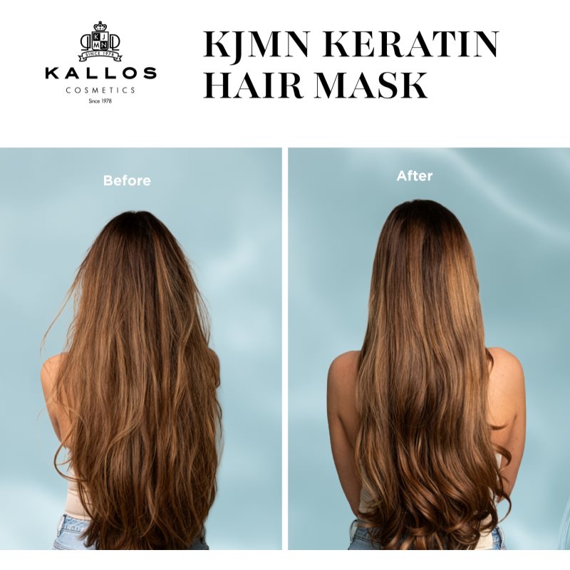 Kallos KJMN Professional Keratin maska na vlasy s keratínom 275 ml (obrázok 4)