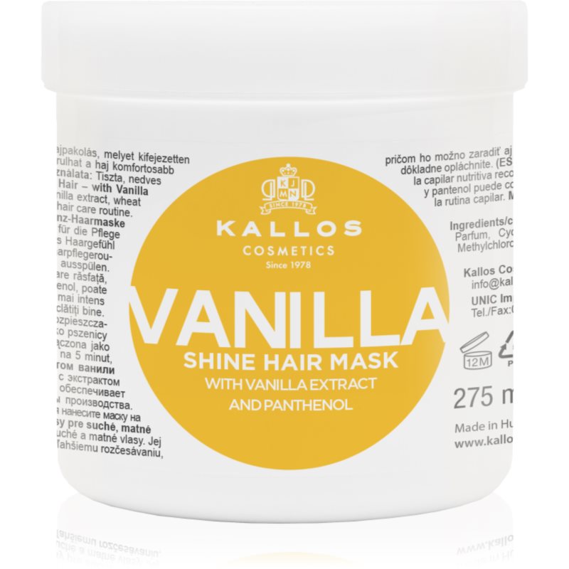 Kallos Kallos Classic Masker voor Droog Haar 275 ml