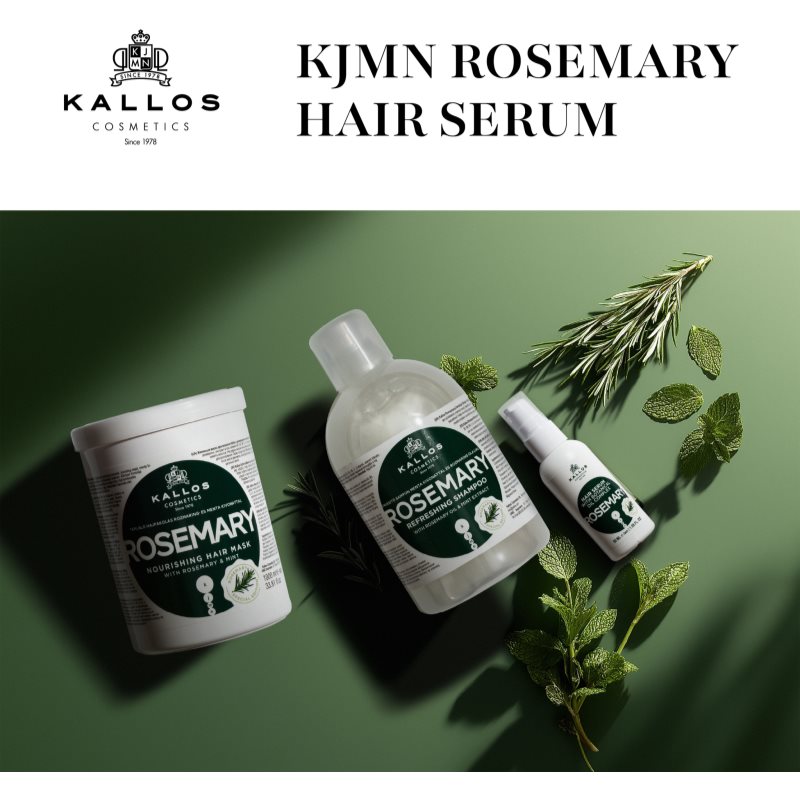Kallos KJMN Professional Rosemary regeneračný a ochranný olej pre poškodené vlasy a rozštiepené končeky 50 ml (obrázok 10)