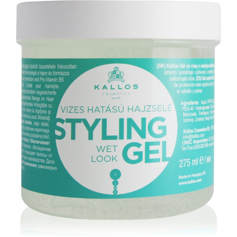 Kallos KJMN Wet Look Styling Gel żel do włosów z efektem mokrych włosów 275 ml