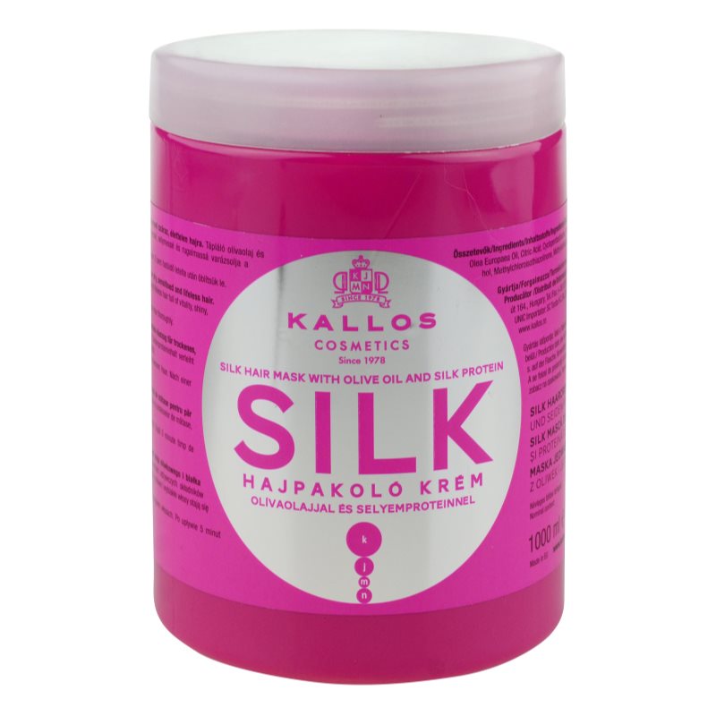 

Kallos Silk маска для сухого та чутливого волосся