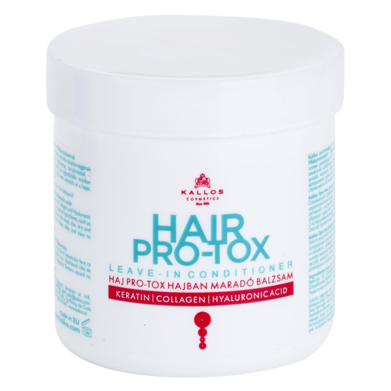 Kallos Hair Pro-Tox незмиваючий кондиціонер для сухого або пошкодженого волосся 250 мл