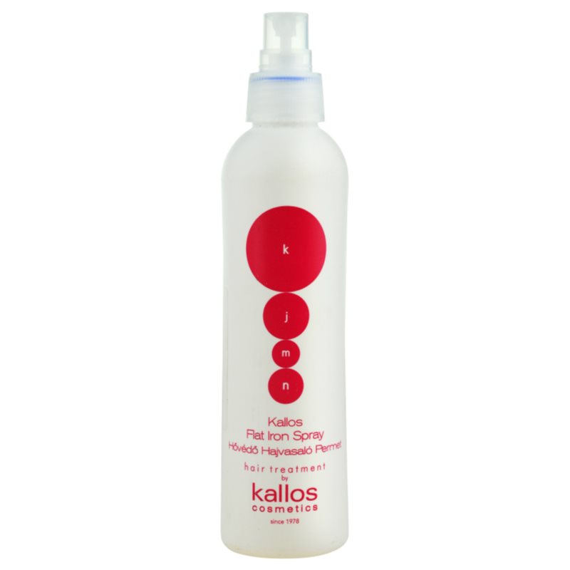 Kallos Cosmetics KJMN Flat Iron Spray 200 ml pre tepelnú úpravu vlasov pre ženy