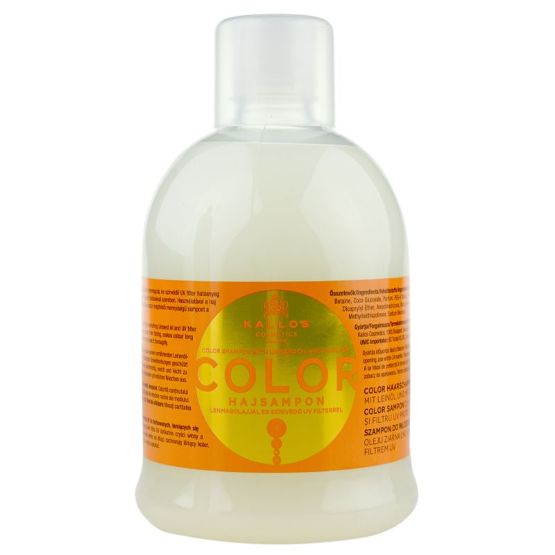 Kallos Color Shampoo für gefärbtes und empfindliches Haar 1000 ml