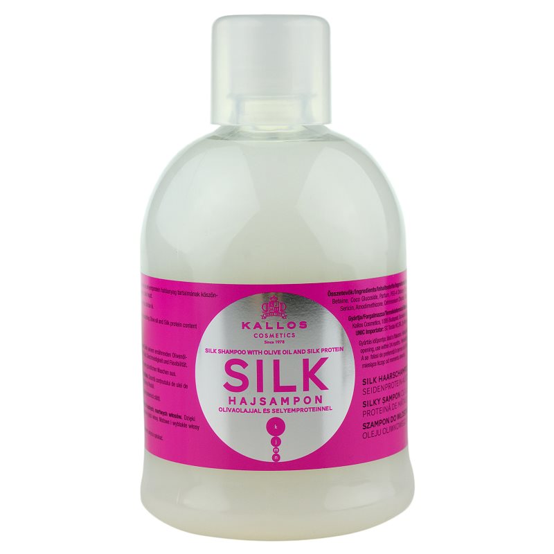 Kallos Silk Silky Shampoo For Dry And Sensitised Hair 1000 ml

