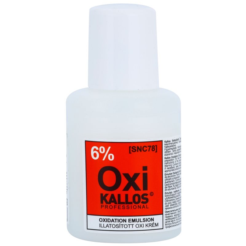 Kallos Oxi Peroxide Cream 6% For Professional Use 60 Ml