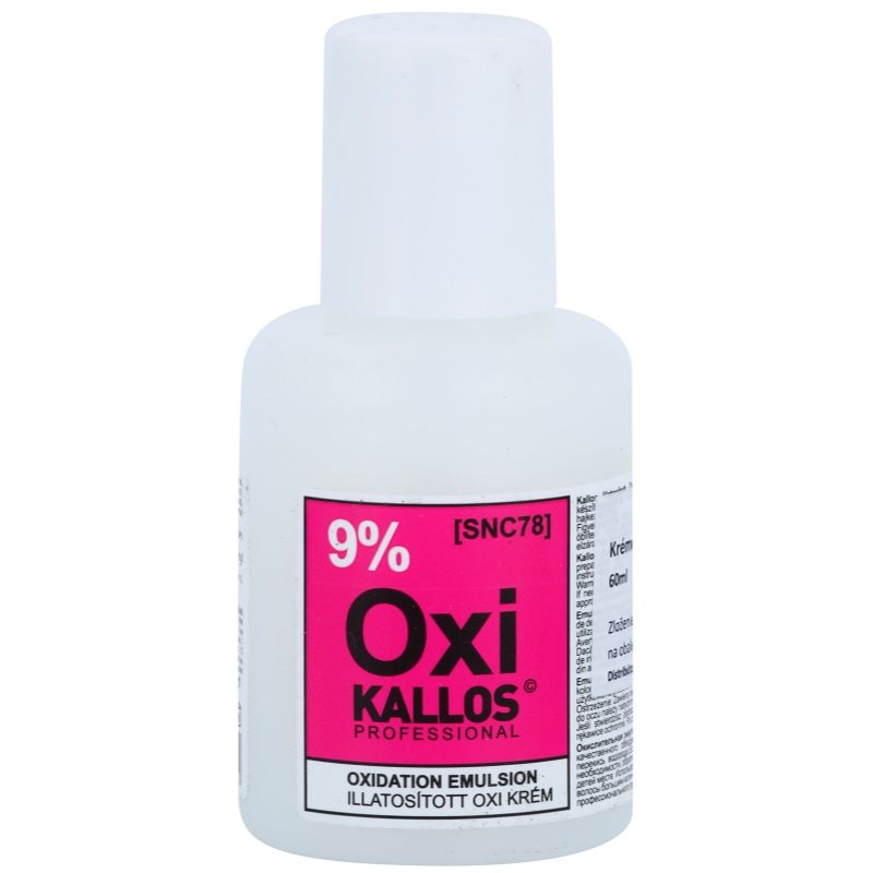Kallos Oxi peroxid krém 9% professzionális használatra 60 ml