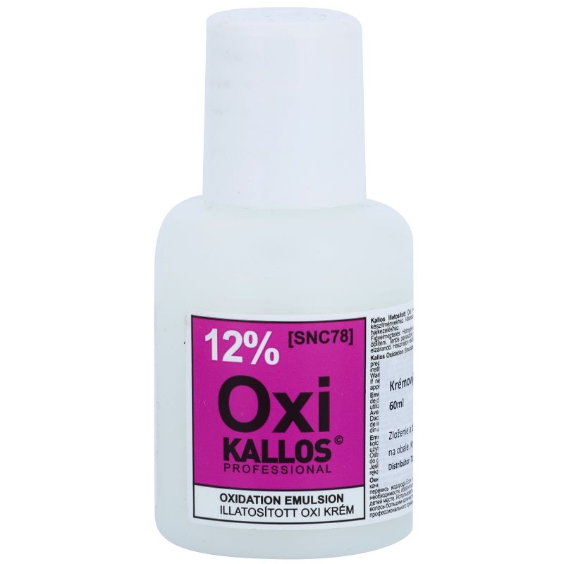 Kallos Oxi peroxid krém 12% professzionális használatra 60 ml