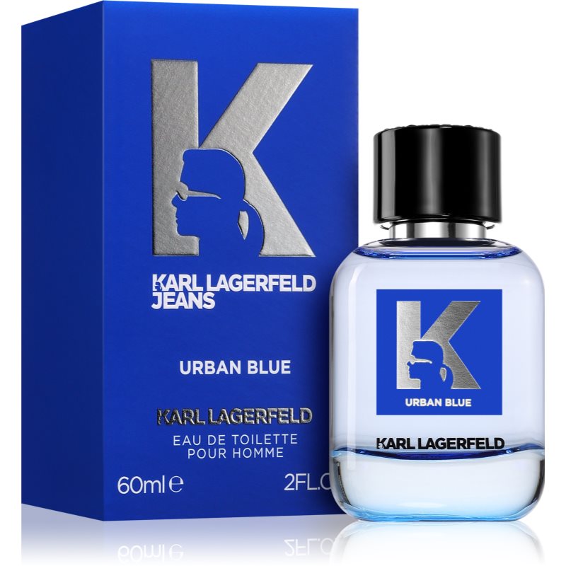Karl Lagerfeld Jeans Urban Blue Eau de Toilette für Herren 60 ml