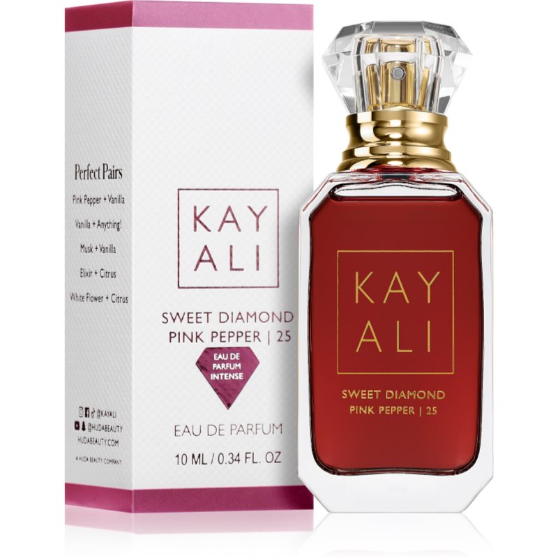 Kayali Sweet Diamond Pink Pepper | 25 eau de parfum for women 10 ml