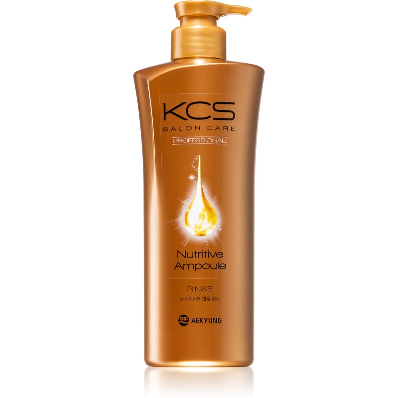 KCS Salon Care Nutritive Ampoule Rinse vyživující šampon pro obnovu a posílení vlasů 600 ml