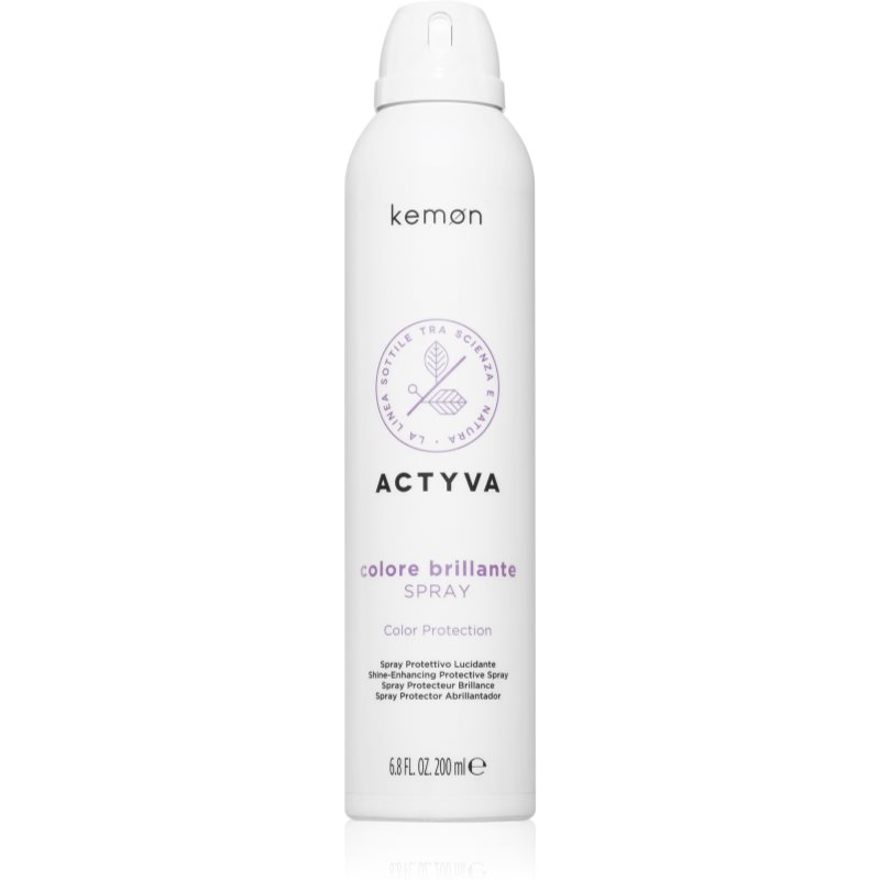 Kemon Actyva Colore Brillante Hairspray For Colour-treated Hair 200 Ml