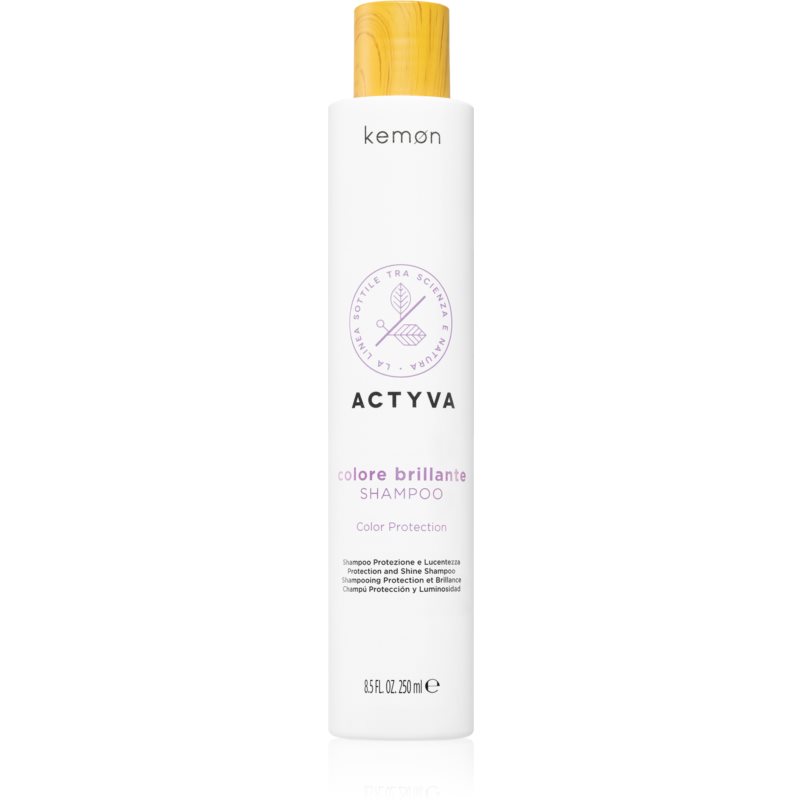 Kemon Actyva Colore Brillante rozjasňujúci a posilňujúci šampón pre farbené vlasy 250 ml