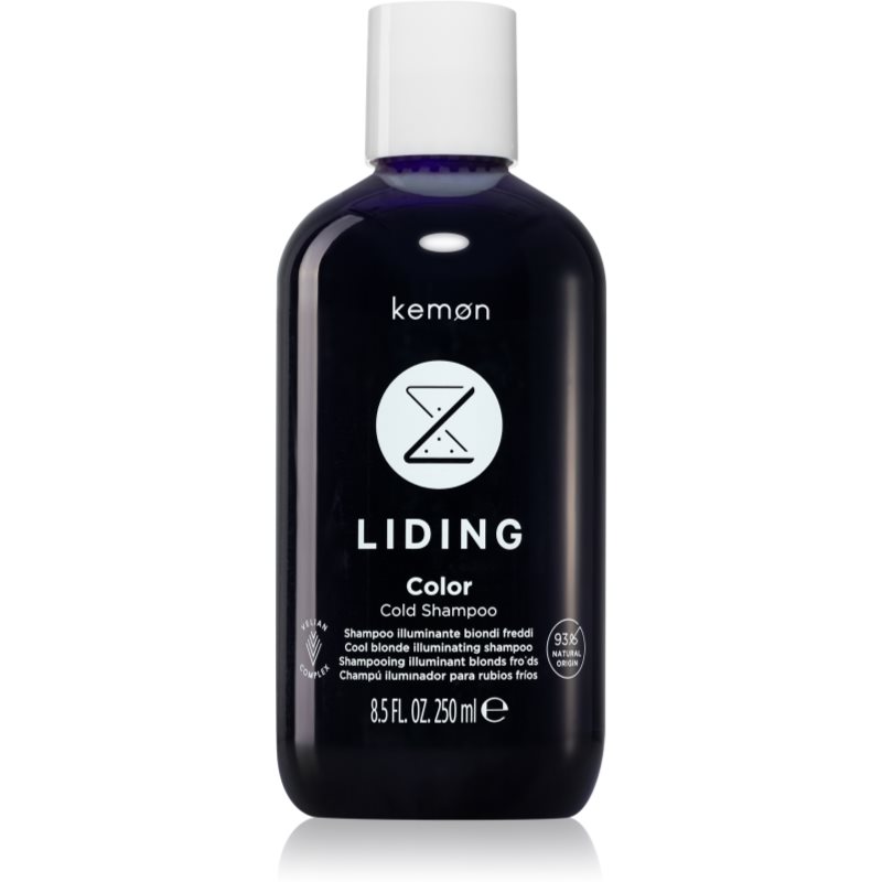 Kemon Liding Color Cold Shampoo shampoo for neutralising brassy tones 250 ml
