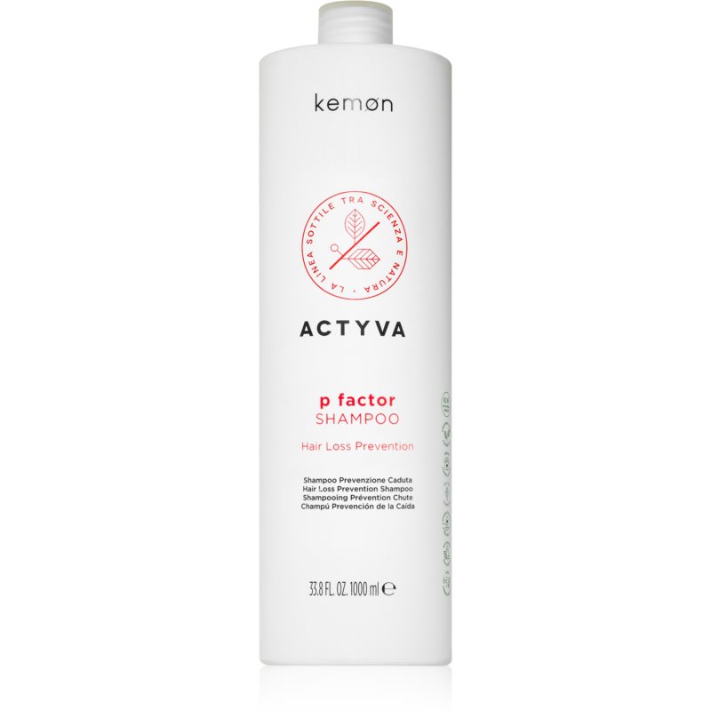 Kemon Actyva P Factor nourishing shampoo for thinning hair 1000 ml

