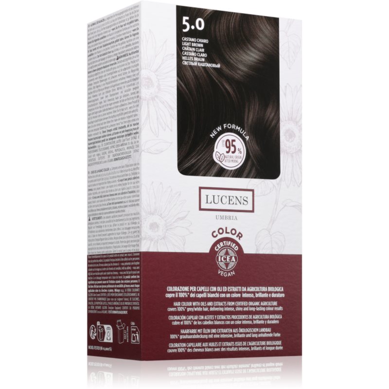 Kemon Group Umbria Tinta Per Capelli Colore 5.0 Castano Chiaro 50 Ml