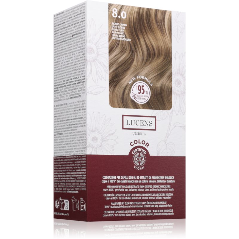 Kemon Group Umbria barva na vlasy odstín 8.0 Biondo Chiaro 50 ml