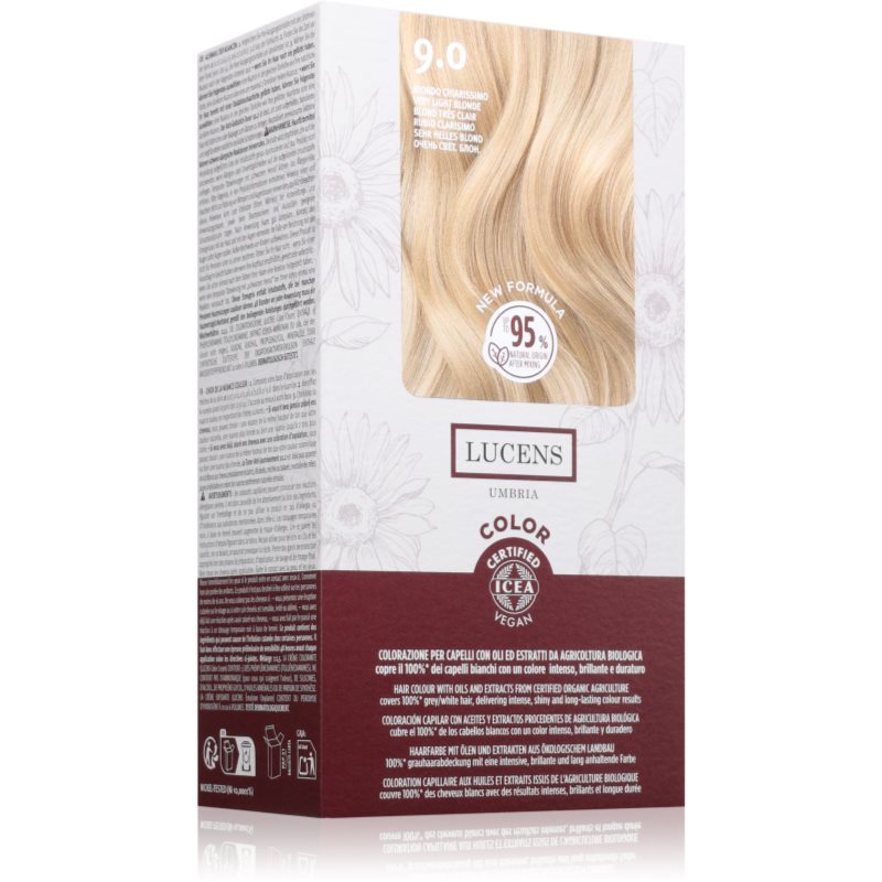 Kemon Group Umbria barva na vlasy odstín 9.0 Biondo Chiarissimo 50 ml