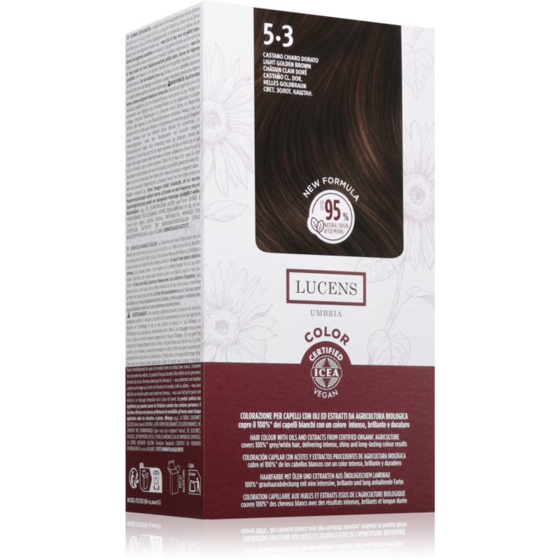Kemon Group Umbria barva na vlasy odstín 5.3 Castano Chiaro Dorato 50 ml