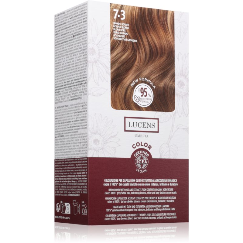 Kemon Group Umbria Tinta Per Capelli Colore 7.3 Biondo Dorato 50 Ml