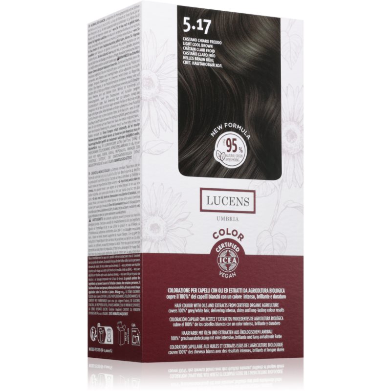 Kemon Group Umbria barva na vlasy odstín 5.17 Castano Chiaro Freddo 50 ml