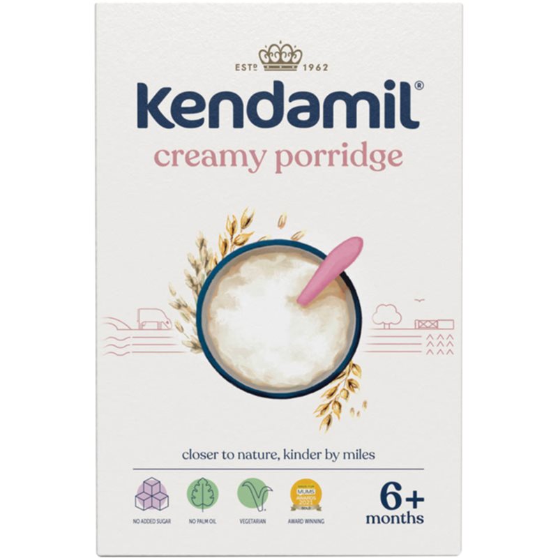 Kendamil Creamy Porridge mliečna krémová ovsená kaša 150 g