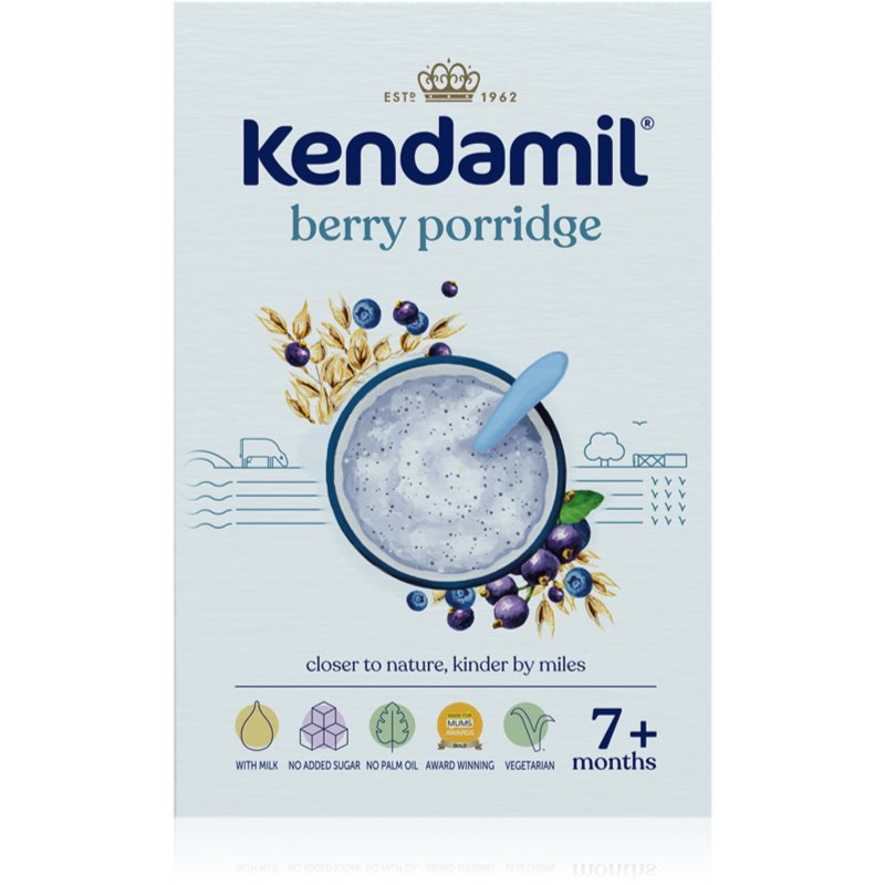 Kendamil Berry Porridge mliečna kaša s lesným ovocím 150 g kúpite na Notino.sk
