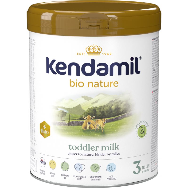 Kendamil BIO Nature 3 HMO+ batolecí mléko 800 g