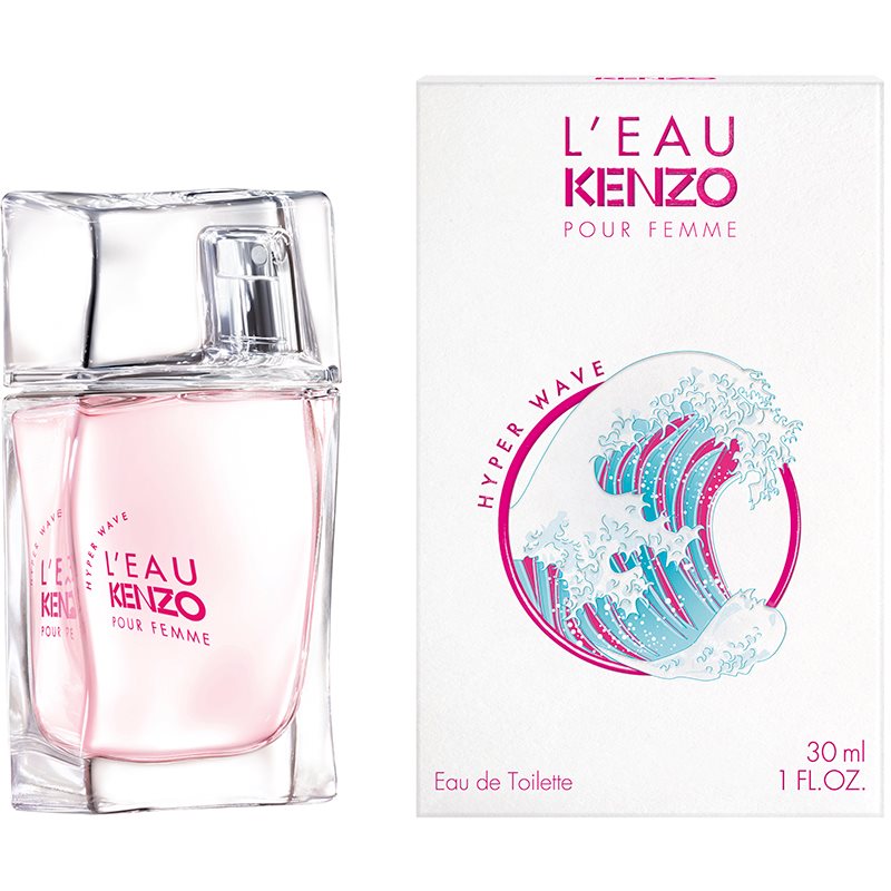 KENZO L'Eau Kenzo Hyper Wave Pour Femme Eau De Toilette For Women 30 Ml