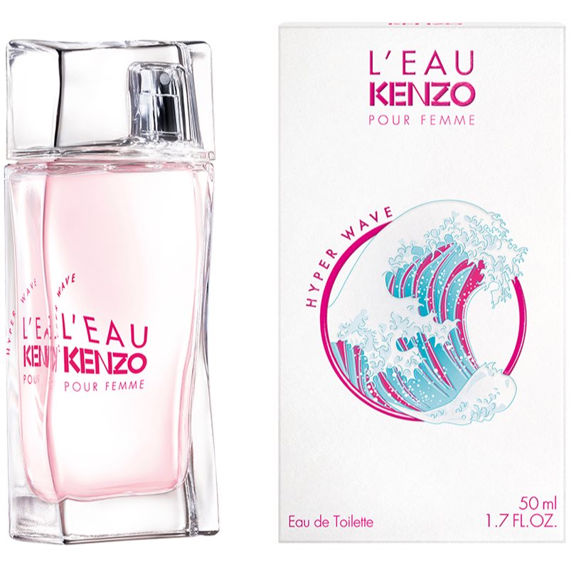 KENZO L'Eau Kenzo Hyper Wave Pour Femme Eau De Toilette For Women 50 Ml