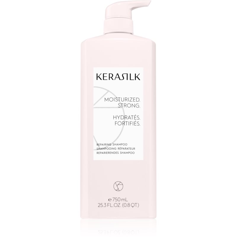 KERASILK Essentials Repairing Shampoo Cleansing And Nourishing Shampoo For Dry And Damaged Hair 750 Ml