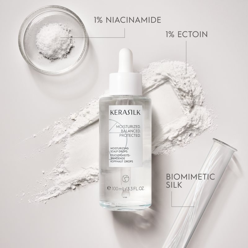 KERASILK Specialists Moisturizing Scalp Drops kapky pro suchou a citlivou pokožku hlavy 100 ml (obrázek 10)