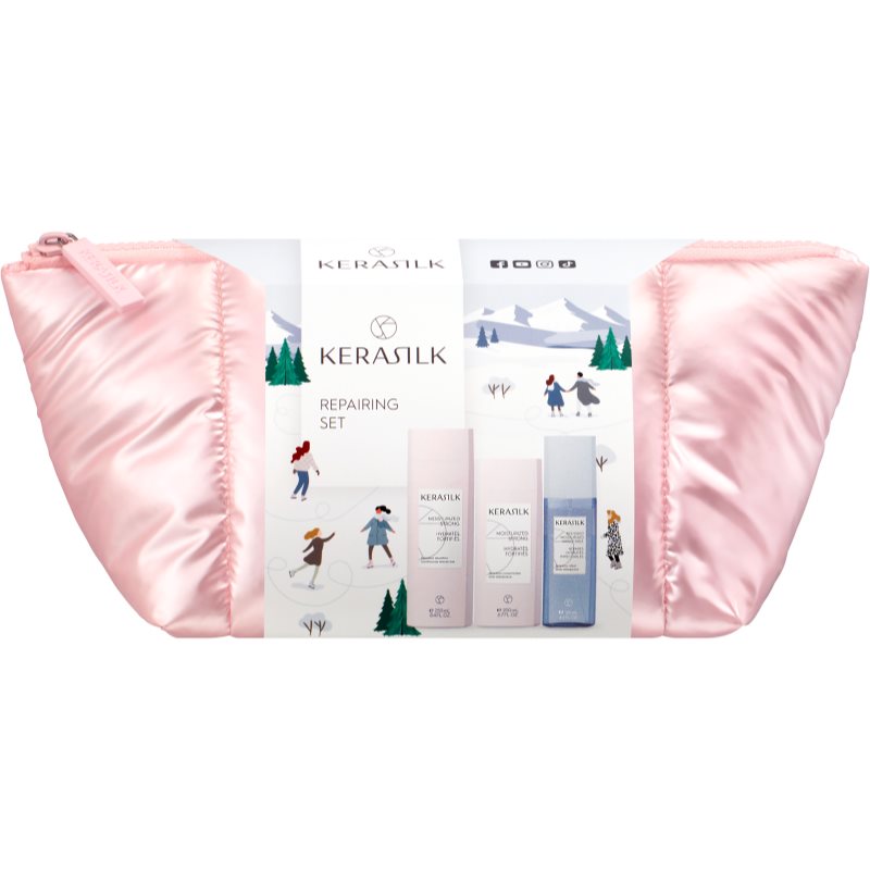 KERASILK Essentials Repairing Set darilni set za suhe in poškodovane lase