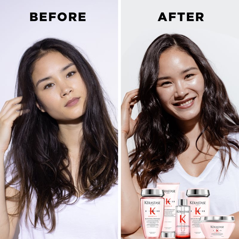 Kérastase Genesis Bain Hydra-Fortifiant Fortifying Shampoo For Weak Hair Prone To Falling Out 250 Ml