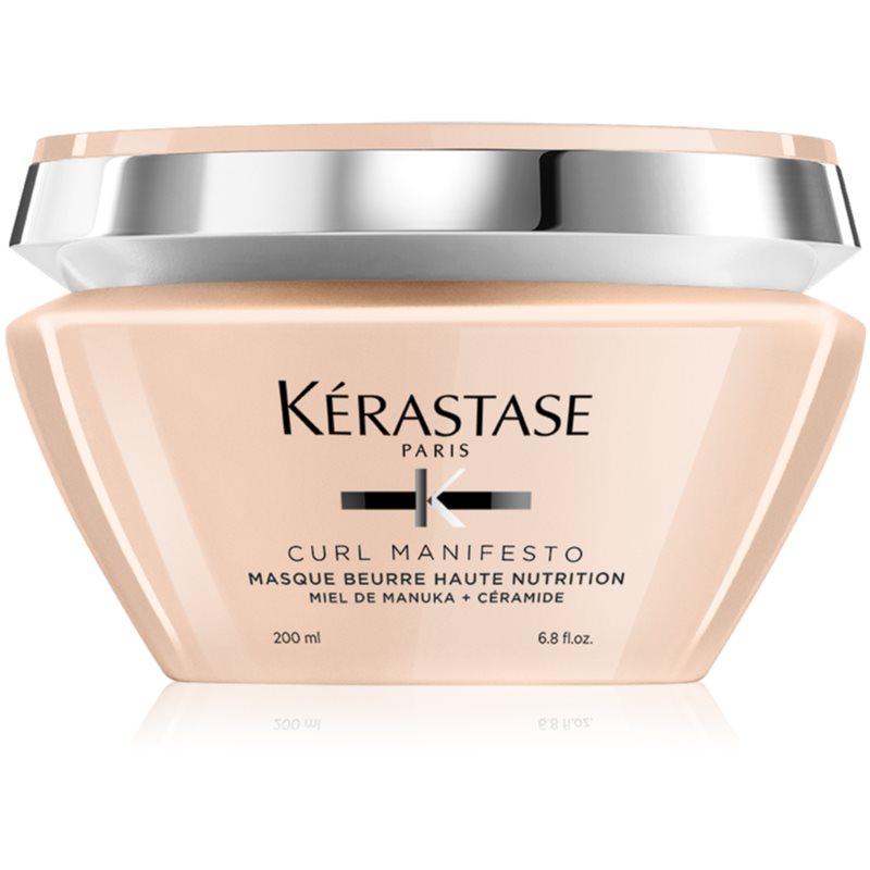 Kérastase Curl Manifesto Masque Beurre Haute Nutrition поживна маска для хвилястого та кучерявого волосся 200 мл