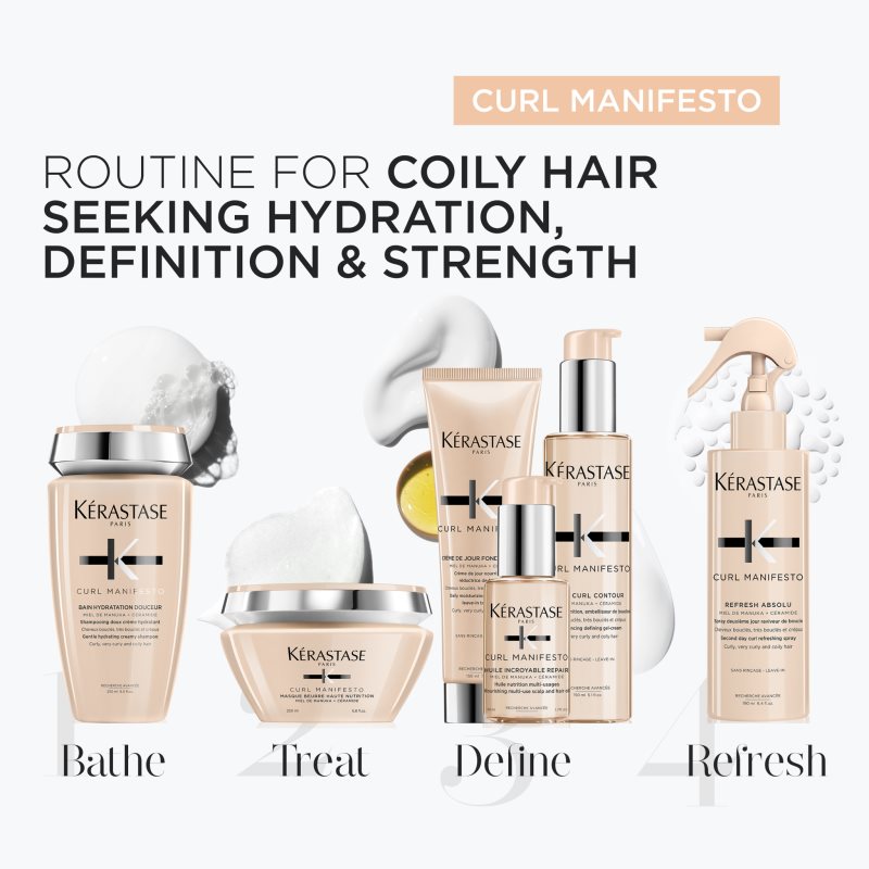 Kérastase Curl Manifesto Masque Beurre Haute Nutrition vyživujúca maska pre vlnité a kučeravé vlasy 200 ml